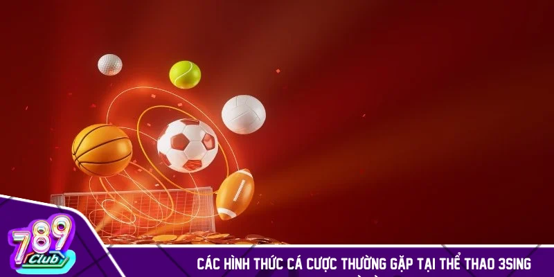 Các hình thức cá cược thường gặp tại thể thao 3Sing là gì?