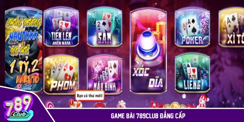 Game bài 789CLUB đẳng cấp nhiều lựa chọn hấp dẫn