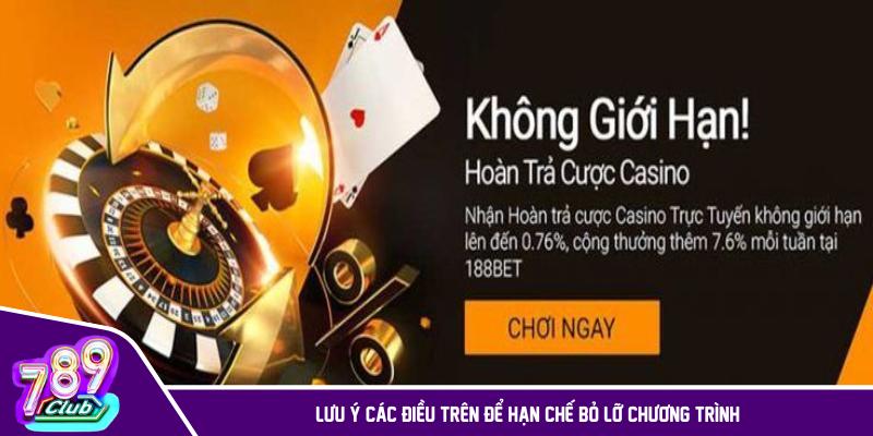 Lưu ý các điều trên để hạn chế bỏ lỡ chương trình
